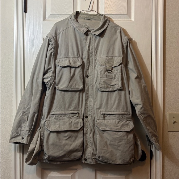Eddie Bauer Men's Light Tan Jacket - Picture 1 of 7